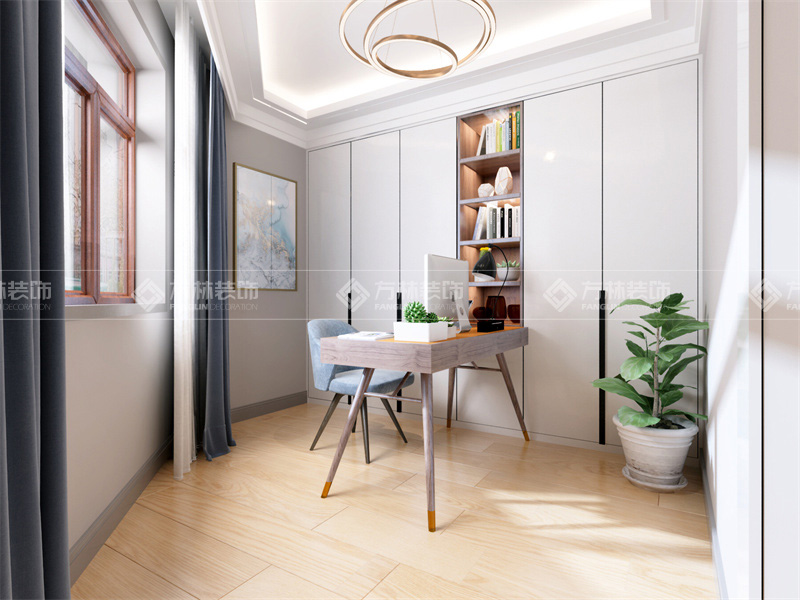 方林装饰现代风格复式房屋装修案例