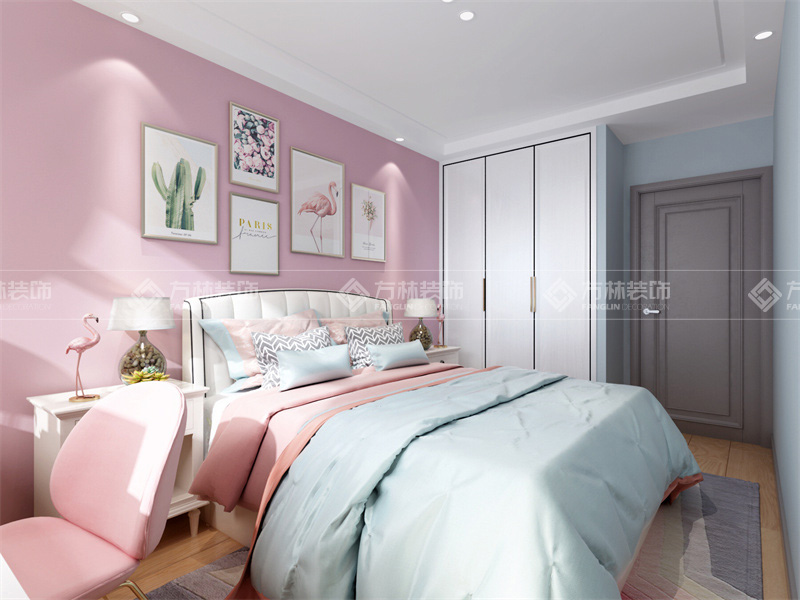 方林装饰现代风格复式房屋装修案例