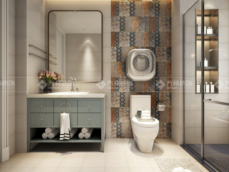 方林装饰美式轻奢风格家装案例