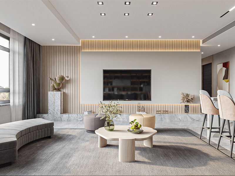 简约原木风客厅 简约原木风客厅